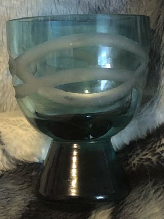 Waterford Crystal Evolution 4 3/4 In Blue Vase