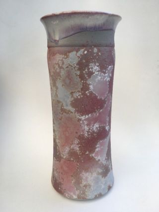 Vintage Evans Designs California Large Pink Pottery Vase