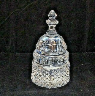 Vintage Waterford Clear Cut Crystal Washington Capitol Dome Paperweight 5 "