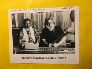 Ornette Coleman & Jerry Garcia Press Photo 8x10”,  Photo: David Gahr.