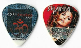 Shania Twain Color/white Tour Guitar Pick