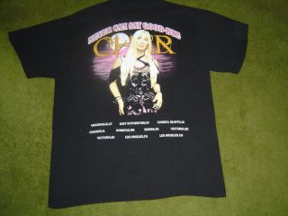 Cher - (never Can Say Goodbye Tour) - Black Tee Shirt