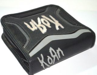 Korn Album Cd Wallet Black Cd Case Korn Rock Metal Band Disc Holder Embroidered