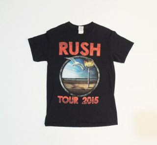 Rush R40 Beach 2015 Tour T - Shirt Sm Black Gildan