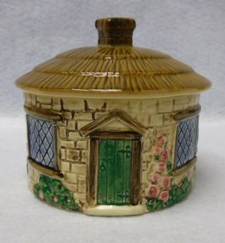 Sylva Ceramics England Cottage Pattern Round Covered Bowl & Lid