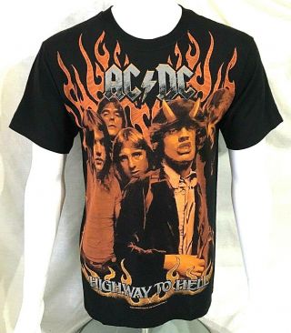 Ac/dc - Higway To Hell - Official T - Shirt (l) Og 2009 Us Import