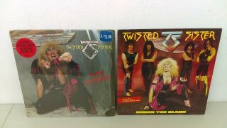 2 - Twisted Sister Stay Hungry & Under The Blade Lp Vinyl Records Vg,  Heavy Metal