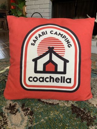 Coachella Safari Camping Pillow