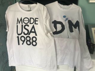 Two Vintage Depeche Mode T - Shirts 1988 & 1990