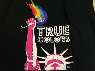 Cyndi Lauper True Colors Tour 2007 T - Shirt Xl