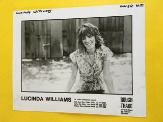 Lucinda Williams Press Photo 8x10,  Rough Trade