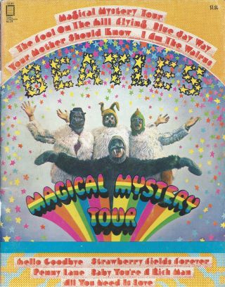 Beatles Magical Mystery Tour Song Book Color & B & W Photos