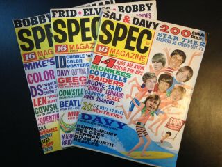 3 Spec 16 Magazines,  Vintage,  
