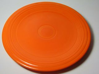 Vintage 1936 Red Orange Fiesta Radioactive Glaze Luncheon Plate Fiestaware Hlc