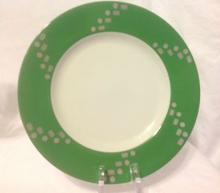 Mikasa Fine China Cheers Green Salad Or Dessert Plate 8 - 1/8 " Dia L3182 Rare Ec