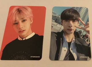 Monsta X Hyungwon The Connect World Tour Official Photocard A,  B Versions Set