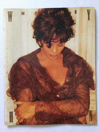 Whitney Houston 1994 Live In Concert Tour Program Book Rare Nippy Collectible