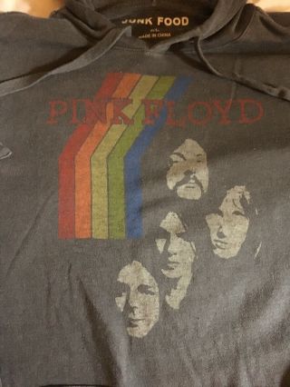 Pink Floyd Hoodie Sweatshirt Xl Junk Food Dark Side Of The Moon Vintage Retro
