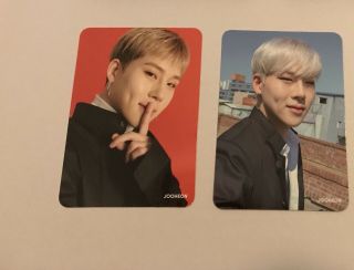 Monsta X Jooheon The Connect World Tour Official Photocard A,  B Versions Set