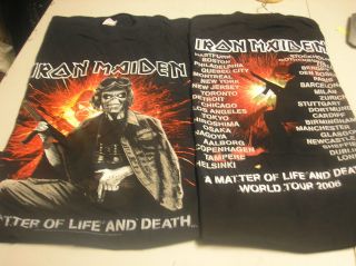 Iron Maiden - Gun Life & Death Mens Xlarge T - Shirt G