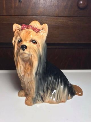 Sylvac Yorkshire Terrier Dog Figurine 5027 Made In England