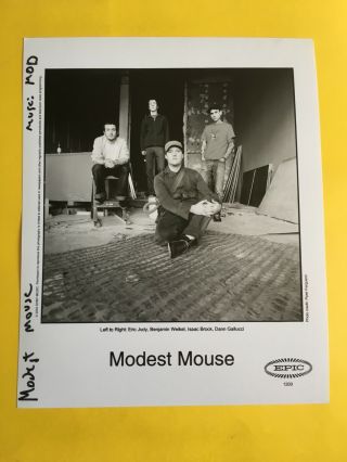 Modest Mouse Press Photo 8x10,  Isaac Brock,  2003 Sony,  Epic.