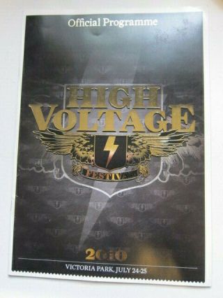 High Voltage Concert Program Asia Elp Saxon Ufo Zz Top Marillion Uriah Heep Etc