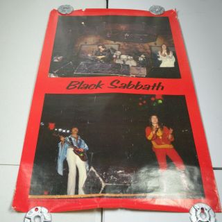 Vintage Rare 1981 Black Sabbath Concert Poster