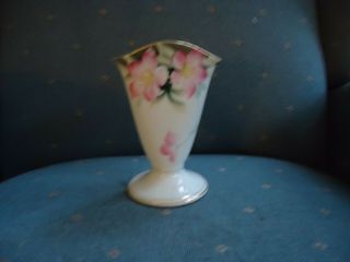 Vintage Noritake Azalea Fan Vase