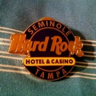Hard Rock Cafe Hrc Seminole Tampa Fl Classic Logo Collectible Pin /le Rare
