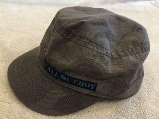 Fall Out Boy Gray Camo Keyhole Hat One Size From Under The Cork Tree Never Worn