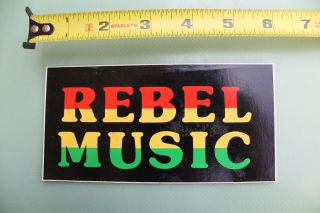 Rebel Music Bob Marley Reggae Rasta Africa Irie Herb Misc Music Culture Sticker