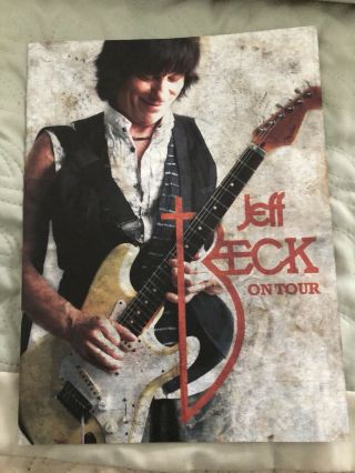Jeff Beck World Tour 2009 Concert Program
