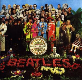 Sgt Peppers Lonely Hearts Club Band The Beatles Album Cover 24 X 24 " Poster