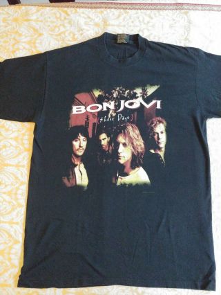 Bon Jovi These Days Black Concert T - Shirt Size Xl