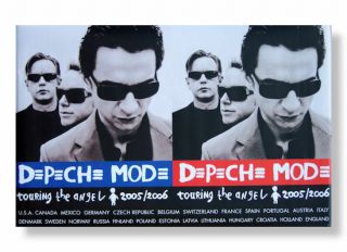 Depeche Mode Double Image Touring The Angel 2005 2006 Wall Poster Official