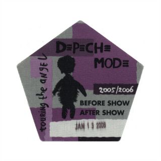 Depeche Mode Authentic Aftershow 2005 - 2006 Touring The Angel Backstage Pass