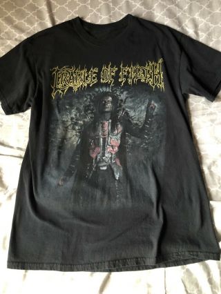 Cradle Of Filth Shirt Medium Dani Filth Dimmu Borgir Behemoth Death Immortal