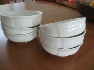 Villeroy & Boch Chambord 6 Coupe Cereal Bowls 5 3/4 " Across
