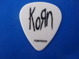 Guitar Pick Korn White Guitarrist James " Munky " Shaffer