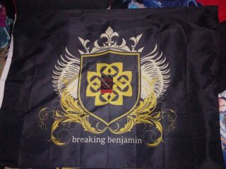 Breaking Benjamin 3x4ft Flag And Vip Credential
