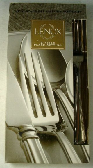 Lenox China Vintage Jewel Stainless 5 - Piece Place Setting