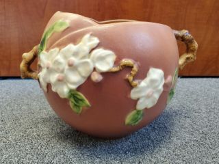 Vintage Roseville Apple Blossm Vase 342 - 6
