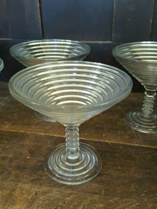 Vintage Anchor Hocking Clear Manhattan Glass Martini