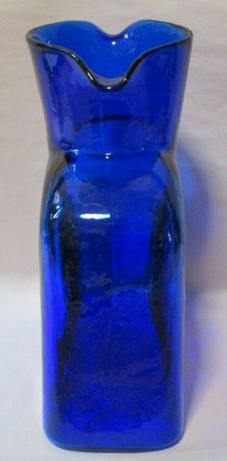 Blenko Glass Cobalt Water Bottle 384 6