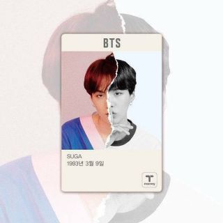 2019 BTS X CU OFFICIAL BTS T - MONEY CARD KOREA TRANSPORTATION CARD 5