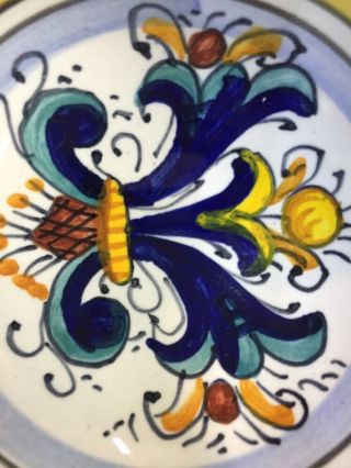 Deruta Pottery - 4 Inch Bowl Ricco Deruta - Made/painted by hand In Italy. 3