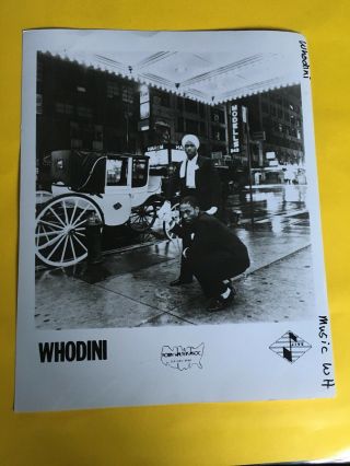 Whodini Press Photo 8x10,  Jalil Hutchins,  Ecstasy,  Jive Records.