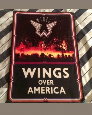 Wings Over America 1976 Tour Program Paul Mccartney Beatles Collectors Item