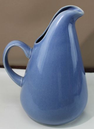Russel Wright Water Pitcher BY Oneida Blue Mid Century Modern L12/AC551 3